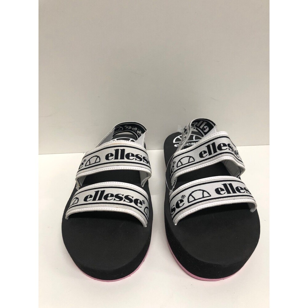 Ellesse "Giglio Text" women black platform Sandals size US 9 UK 7 EUR 40.5